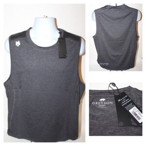 Greyson Mens Size M L XL Guide Sport Sleeveless Tank Top Shirt Gym Brrr Nylon